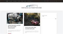 Desktop Screenshot of espacio-automotor.com