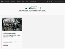 Tablet Screenshot of espacio-automotor.com